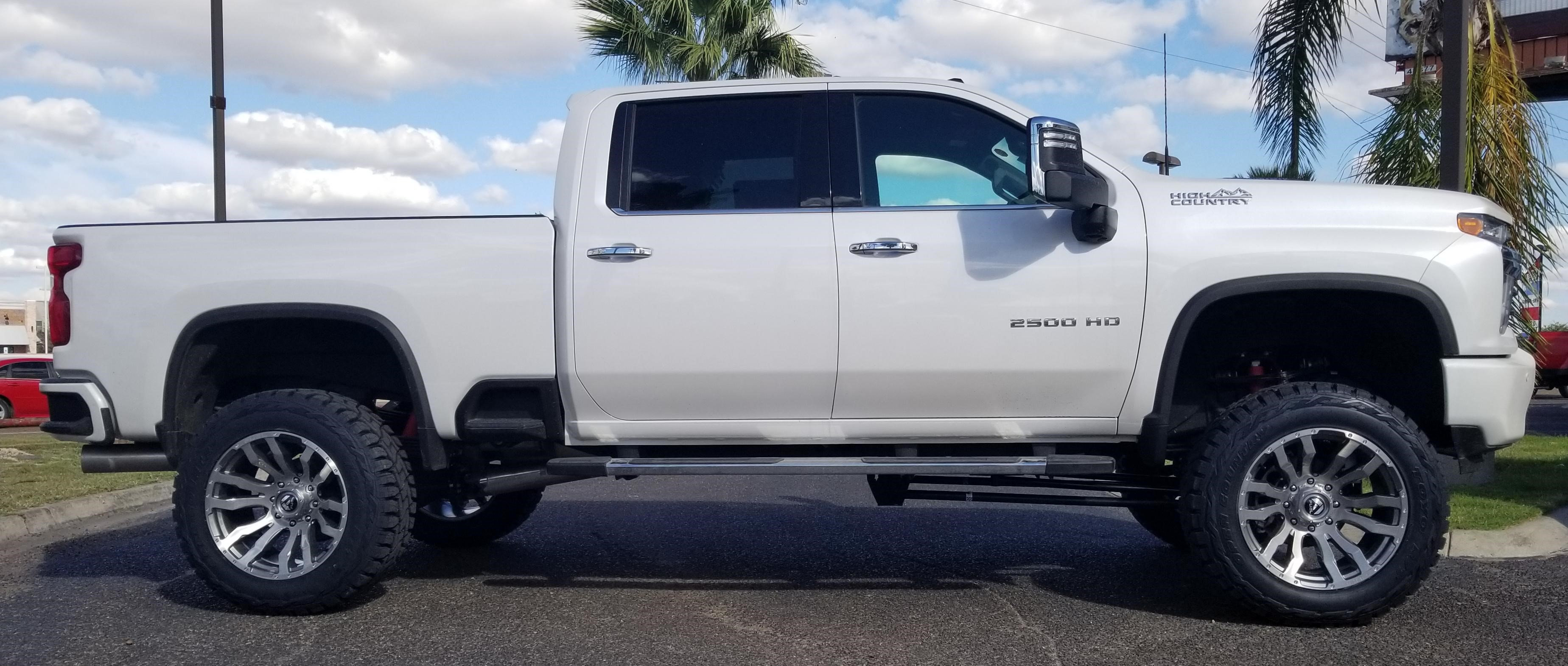 Lifted Silverado built by DSI